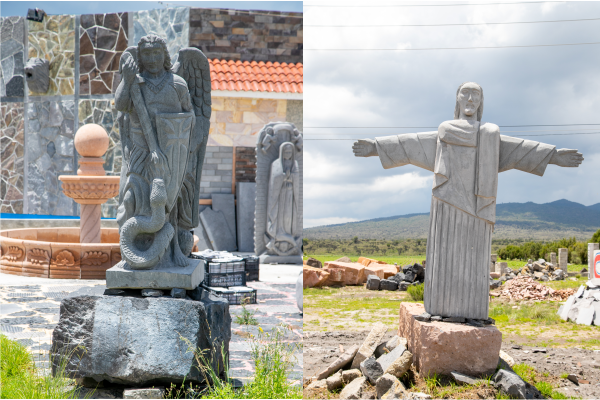 esculturas religiosoas labradas en cantera